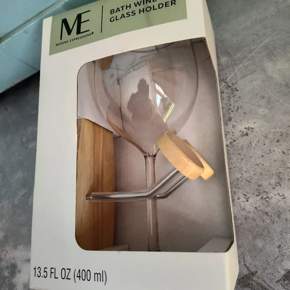 Modern Expressions Bath Wine Glass Holder